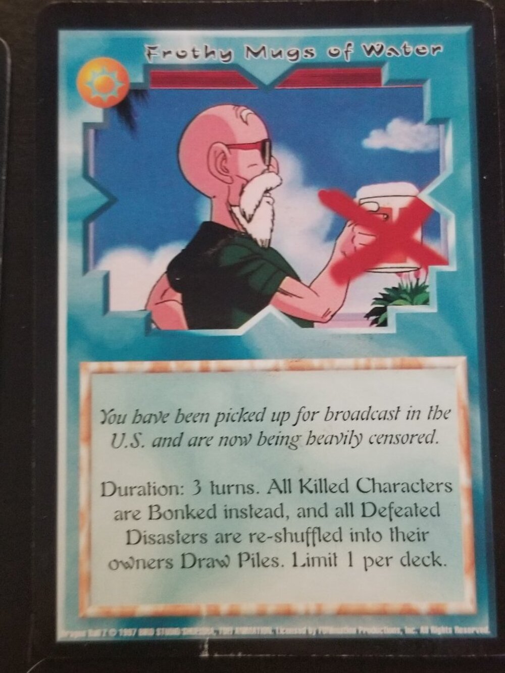 TCG Dragonball Z (Ani-Mayhem) - Frothy Mugs of Water